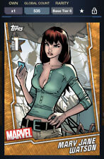 Topps Marvel Collect DIGITAL WEEK 1 EXCLUSIVE ORANGE T6  MARY JANE WATSON