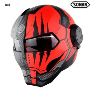DOT Approved Motorcycle Helmet Casco Open Face capacete Flip Up Helmets - Picture 1 of 23