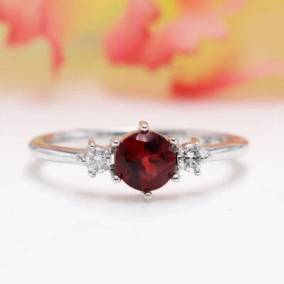 2.00 Ct Round Cut Lab Created Diamond Engagement Ring 14K White Gold Over - Image 1 of 4