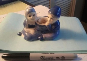 Blue Delft Candlestick Holder - Imagen 1 de 11
