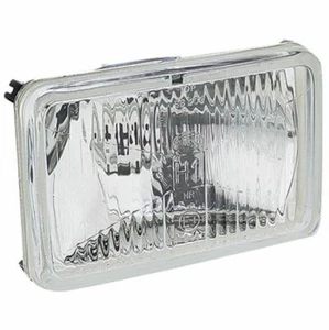 HELLA 1044 SEMI SEALED BEAM GLASS RECTANGLE HEADLIGHT 165 x 100mm - H4 GLOBE x1 - Picture 1 of 4