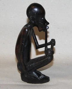 Vintage hand made  African tribal statue wood - Picture 1 of 18