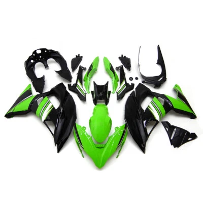 Fairings Kit for Kawasaki ER-6F Ninja 650r 2017 2018 2019 Body Kit Green Black - Изображение 1 из 4
