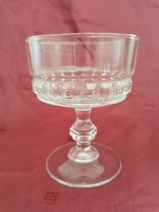 Vintage Quality French Glass Wine Or Dessert Glass Traditional Old 11.5cm High - Picture 1 of 11