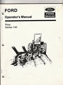 Ford Plow Series 140 Operator's Manual - Imagen 1 de 2