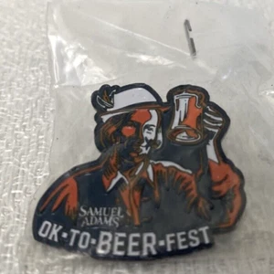 Sam Adams Oktoberfest Brewery Pin 26mm x 32mm - New in Package Collectible - Picture 1 of 2