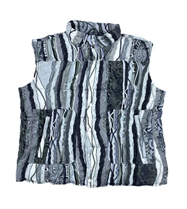 Coogi Australia Notorious Biggie OG Sweater Down Vest Gray C65600 Men 5XL $1080 - Picture 1 of 18