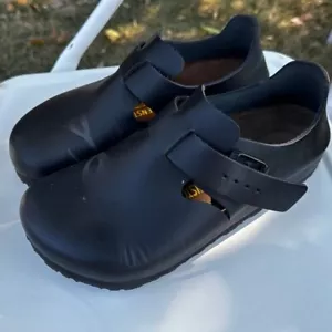 Birkenstock Boston Buckle Schwarz Leder. Selten. Damen 7 oder 38 Euro - Bild 1 von 9