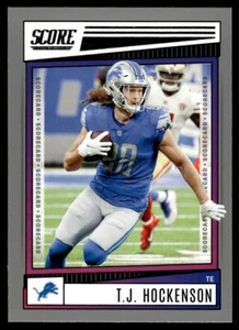 2022 Score Scorecard T.J. Hockenson Detroit Lions #85 - Picture 1 of 2