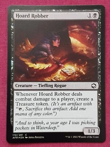 Magic The Gathering ADVENTURES IN FORGOTTEN REALMS FOIL HOARD ROBBER card MTG - Picture 1 of 2