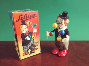 1950er Schuco 965 Jongleur Clown Blechspielzeug mit OVP - Bild 1 von 11