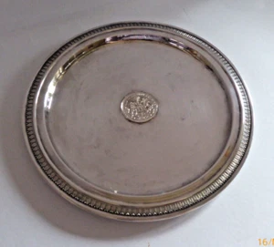 Münzschale Silber 800 Münzteller  mit 3 Mark Hamburg Münze von 1911 - Bild 1 von 10