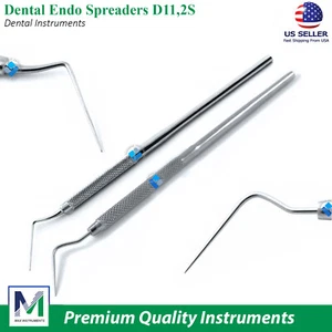 Spreader Endodontic Explorer D11, 2S Spingi Canali Radici Dentali Condensatori 2pz - Foto 1 di 3