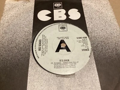BOZ SCAGGS  1976 UK **CBS DEMO** IT’S OVER   HARBOR LIGHTS  Excellent - Image 1 of 2
