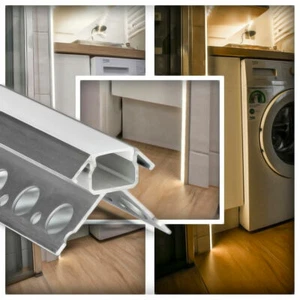 Profil LED Unterputzmontage Lichtleiste Aluminium Montageschiene Abdeckung1-2m - Bild 1 von 58