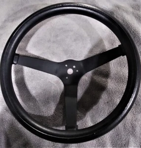 Classic Wheel, Foam Grip, Black Spokes 14.5" D 3.5" Dish - Foto 1 di 2