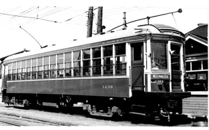 5B853 RP 1953 BC ELECTRIC RAILROAD CAR #1230 MARPOLE BC - Bild 1 von 1