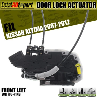 Door Lock Actuator Front Driver Side for Nissan Altima 2007-2012 Sedan 937-240 - Image 1 of 4
