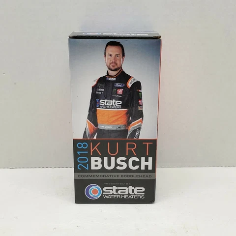 2018 Kurt Busch Commemorative Bobblehead~Texas Motor Speedway Cover