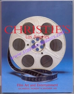 CHRISTIE'S Film Art & Entertainment AUCTION CATALOG 11/18/99 w/Star Trek - PLUS! - Picture 1 of 3