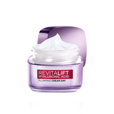 L'Oreal Paris Jour Crème pour Femme, Hydratante Et Replumps, Radiant Peau - 15m - Photo 1/4