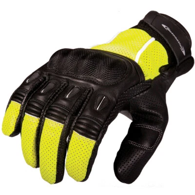Motonation Campeon Short Leather Motorcycle Street Gloves - Image 1 of 4