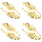 4 Sets Car Badge Stickers Metal Wing Decal Auto Badge Sticker for Vehicle Truck