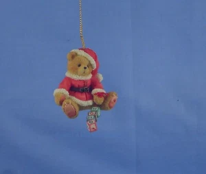 Cherished Teddies Enesco NIB Santa With Ho Ho Blocks 176168 Hanging Ornament - Picture 1 of 7