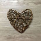 15/20/25/30cm Artificial Rattan Heart Coffee Table Decoration  Christmas