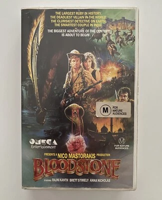 Bloodstone [VHS] Taft Video Omega Entertainment Ex-Rental Tape Nico Mastorokis - Image 1 of 4