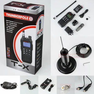 Thunderpole T-X MOBILE BUNDLE, Mic, Car Kit, Leather Case, BNC Adaptor, Aerial - Afbeelding 1 van 19