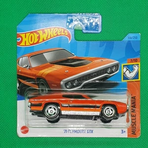 HOT WHEELS HKJ56 '71 PLYMOUTH GTX 2023 (MUSCLE MANIA) 7/10 166/250 - Picture 1 of 1