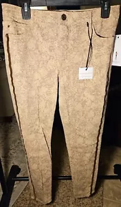 NWT Animal Print (SKINNYGIRL) Broadway Highrise Striped Pants. Skinny Jeans - Picture 1 of 14