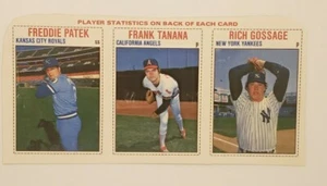 1979 Hostess Complete Panel Rich Gossage HOF, Freddie Patek, Frank Tanana 46-48 - Bild 1 von 12