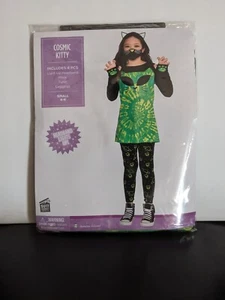 Cosmic Kitty Niña Pequeño 4-6 Disfraz Halloween Vestido Elegante Completo - Imagen 1 de 3