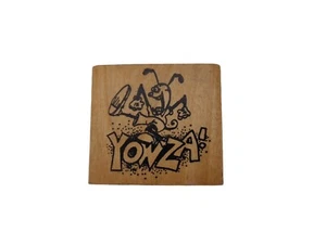 inkadinkado rubber stamp Yowza 1986 vintage Funny Cartoon Character - Picture 1 of 7