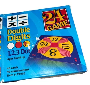 24 Spiele - 1,2,3 Punkte / 48 Karten / 96 Kombinationen Mathe Spiel ab 9 Jahren B_3 - Bild 1 von 8