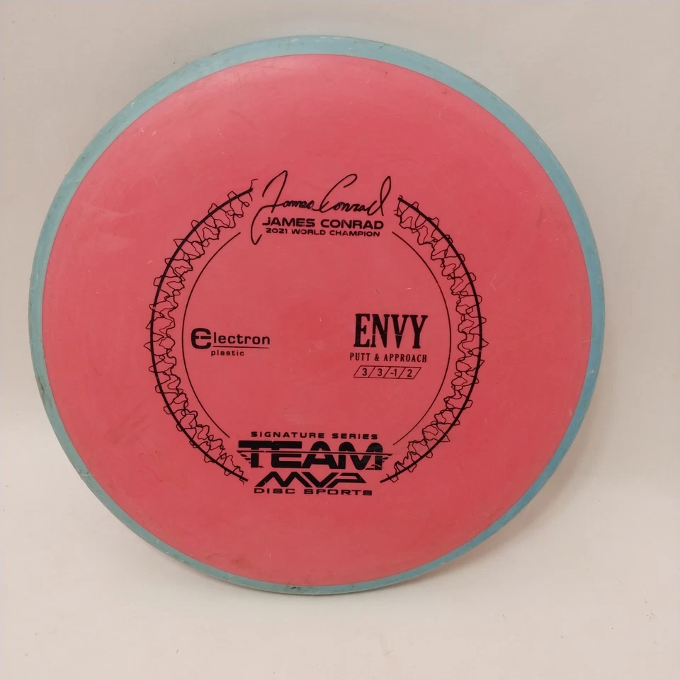 Б/у дисковый паттер для гольфа Axiom Electron Firm Envy James Conrad MVP красный 175G - Изображение 1 из 4