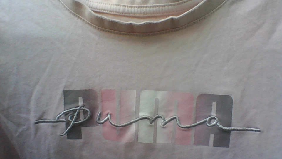 Camiseta Puma Niñas L (12-14) Logo Bordado Dobladillo Corto Slv 100% Algodón DEFECTUOSA Foto 1 de 4