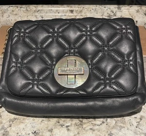 Kate Spade Astor Court Naomi Black Quilted Small Purse Crossbody 8.5"×7" - Picture 1 of 18
