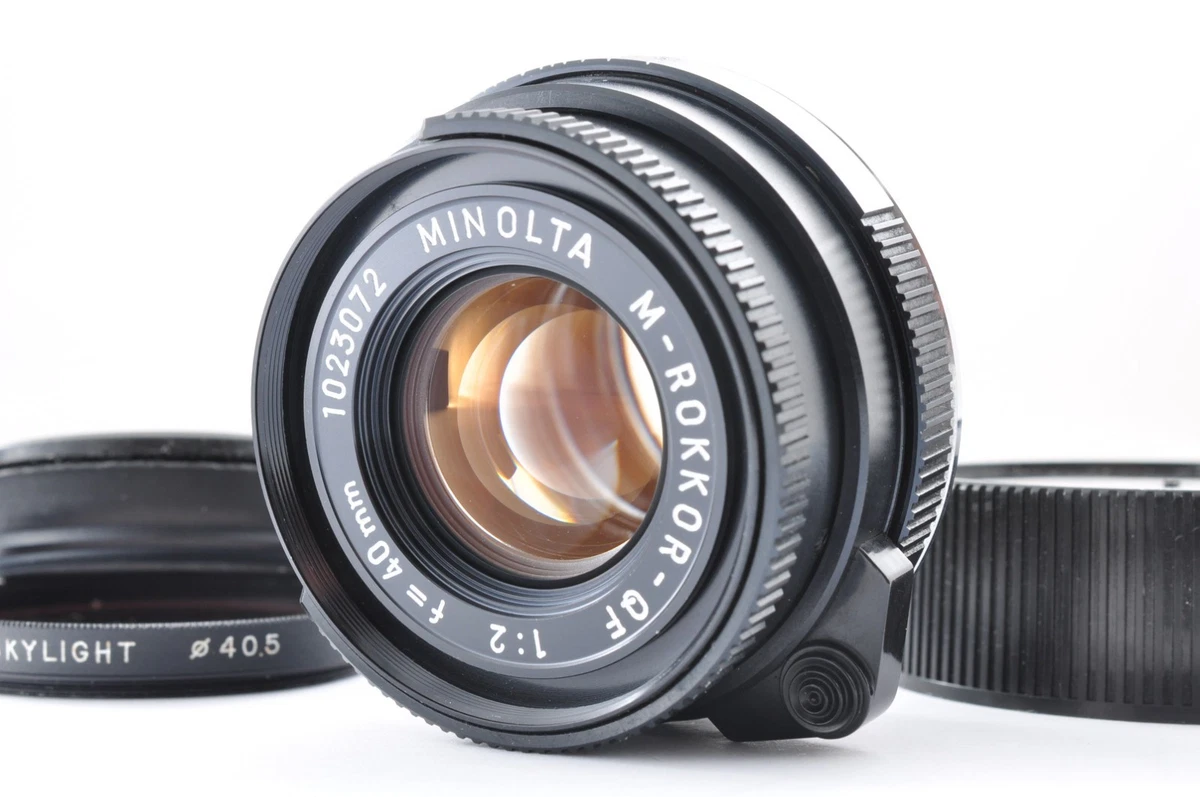 Minolta M Rokkor 40mm F2 for sale - eBay