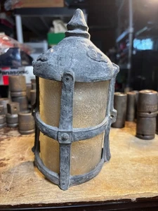Vtg Witches Hat Tudor Gothic Style porch Bungalow light fixture wall sconce - Picture 1 of 5
