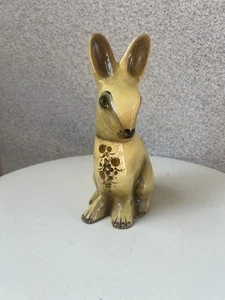 Vtg Mexican Rabbit Figurine Paper Mache Ser Mel Tonala Mx Hand Painted - Picture 1 of 10