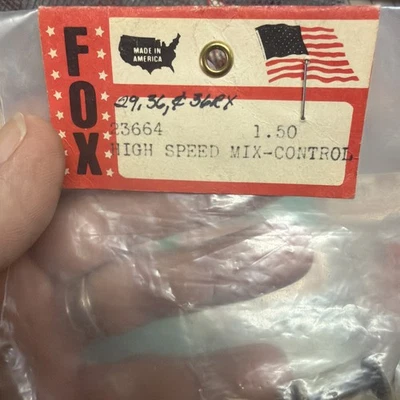 Fox High Speed Mixture Control 29, 36, 36RX - Image 1 of 4
