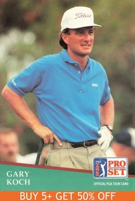 1991 Pro Set PGA Tour #267 Gary Koch Golf - Image 1 of 2
