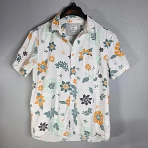 Quiksilver Herren Hawaiihemd Größe Large Mehrfarbig Kurzarm Button Down - Bild 1 von 5