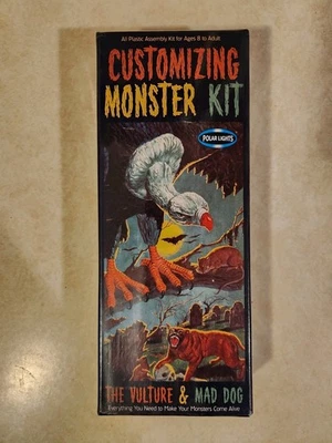 Luces Polares #5021 El Buitre y Perro Loco Kit de Monstruo Personalizador Sellado de Fábrica Foto 1 de 4