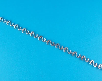 JANE SEYMOUR JWBR STERLING SILVER OPEN HEARTS LINK BRACELET--7.5" - Image 1 of 4