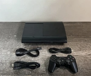 Sony PlayStation 3 PS3 Super Slim Konsole 250GB CECH-4201B mit Original Controller - Bild 1 von 8