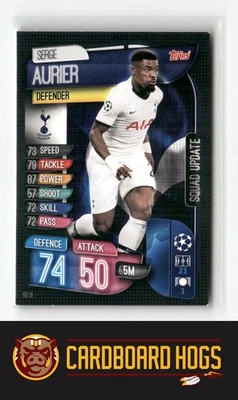 2019-20 Match Attax UEFA Champ Lg #SU6 Serge Aurier Tottenham Squad Update - Image 1 of 2